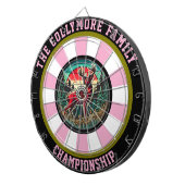 鹿のはっきりした標的の森の装飾 ダーツボード (正面右)