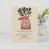 鹿のオードリー ホリデー カード (スタンド正面)