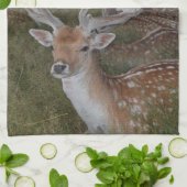 鹿のキッチンタオル キッチンタオル (折り畳み)