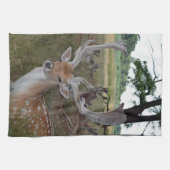 鹿のキッチンタオル キッチンタオル (横)
