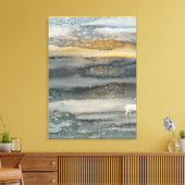 鹿のキャンバス キャンバスプリント (インサイチュ (リビング))