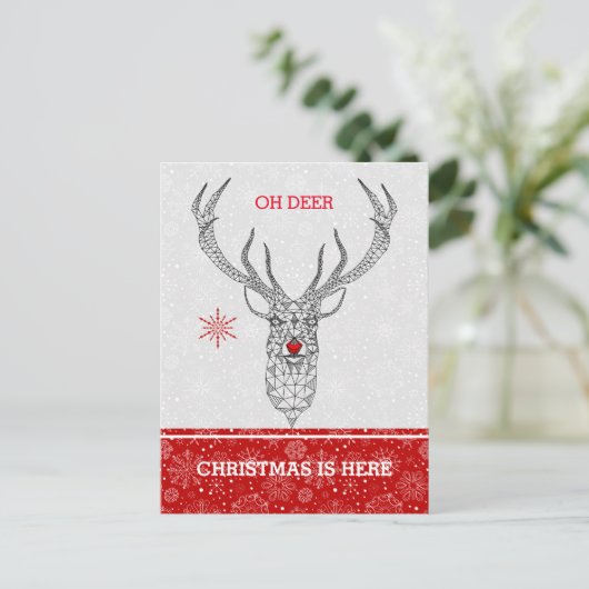 鹿のクリスマスはここだ シーズンポストカード (スタンド正面)
