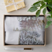 鹿のクリスマスクラフトと冬のワンダーランドの森 薄葉紙 (ギフト)