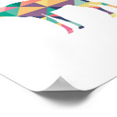 鹿のグラフィック・ポスター ポスター (角)