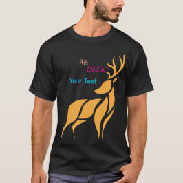 鹿のグラフィック - 田舎風の森スタイル Tシャツ