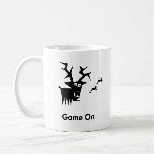 鹿のゲーム コーヒーマグカップ (左)