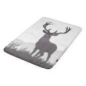 鹿のシルエット バスマット (アングル)