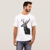 鹿のデザインTシャツ 5 Tシャツ (正面フル)