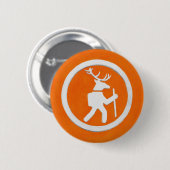 鹿のトレイルマーカー 缶バッジ (正面&裏面)