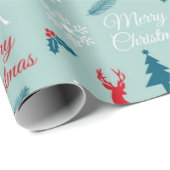 鹿のパターン ラッピングペーパー (ロールコーナー)