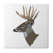 鹿のプロファイル タイル (正面)