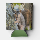 鹿のリス 缶クーラー (正面)