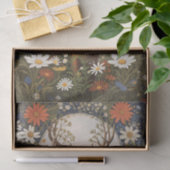 鹿の中にデイジー花 薄葉紙 (ギフト)