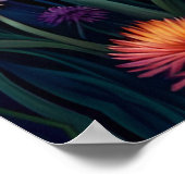 鹿の仔が池のある牧場にいる ポスター (角)