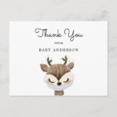 鹿の仮面の赤ちゃんシャワー ポストカード (正面)