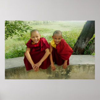 鹿の公園ポスターの僧侶 ポスター