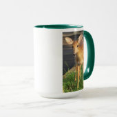 鹿の写真マグカップ マグカップ (正面右)