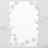 鹿の冬の雪の結晶がゲストゲームを見つける (裏面)