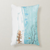 鹿の冬 アクセントクッション (正面(垂直))