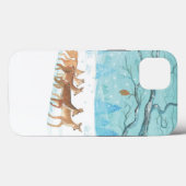 鹿の冬 Case-Mate iPhoneケース (裏面 (横))