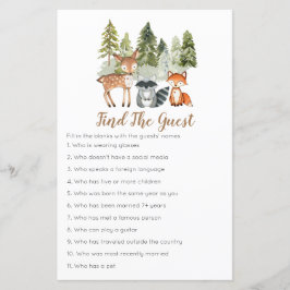 鹿の動物の冒険ウッドランドのゲストゲームを見つける