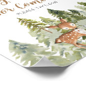 鹿の動物の冒険キャンパーありがとう来。 ポスター (角)