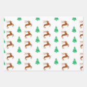 鹿の包み紙 ラッピングペーパーシート (正面)