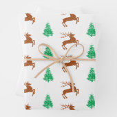 鹿の包み紙 ラッピングペーパーシート (インサイチュ)