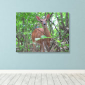 「鹿の友よ」 キャンバスプリント (インサイチュ (ウッドフロア))