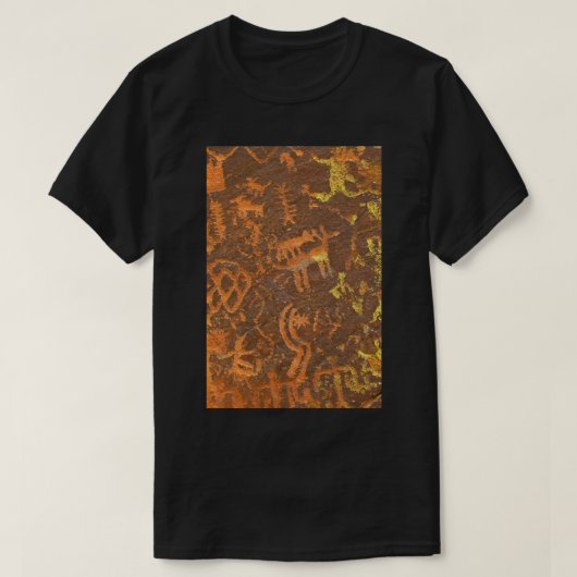鹿の友達 自然 アート 美 Tシャツ (デザイン正面)