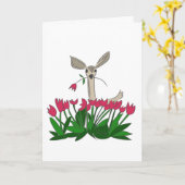 鹿の友 カード (黄色い花)