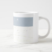 鹿の反射星 ジャンボコーヒーマグカップ (右)