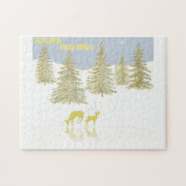 鹿の反射 ジグソーパズル