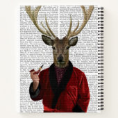 鹿の喫煙 ノートブック (裏面)