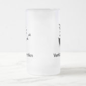 鹿の垂直統合 フロストグラスビールジョッキ (中央)