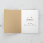 鹿の子ども忘れの誕生日 カード (内部)