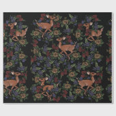 鹿の子葉柄 ラッピングペーパー (フラット)