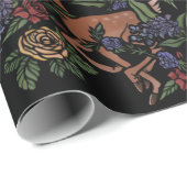 鹿の子葉柄 ラッピングペーパー (ロールコーナー)