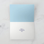 鹿の子鹿とデイジー誕生日カード シーズンカード (内部)