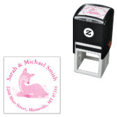 鹿の子鹿シャワー セルフインキングスタンプ (インサイチュ)