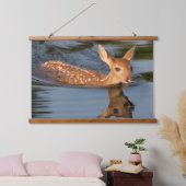 鹿の子鹿 |ミネソタ 吊り下げ型タペストリー (寝室)