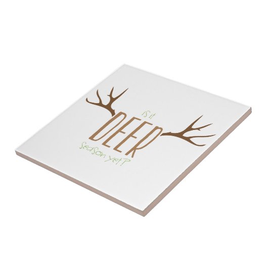 鹿の季節 タイル (側面)