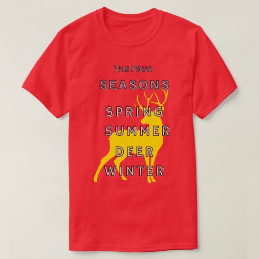 鹿の季節 Tシャツ (デザイン正面)