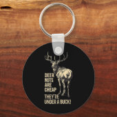 鹿の実は安い鹿のおもしろい キーホルダー (正面)