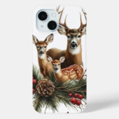 鹿の家族 Case-Mate iPhoneケース (裏面)