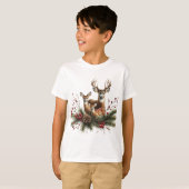鹿の家族 Tシャツ (正面フル)