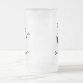 鹿の得剣 フロストグラスビールジョッキ (中央)