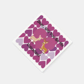 鹿の愛 スタンダードカクテルナプキン (角)