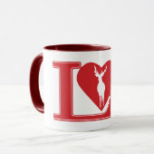 鹿の愛 マグカップ (正面左)