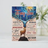 鹿の感じ母を息子に圧倒する サンキューカード (スタンド正面)